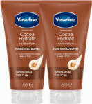 Vaseline Cocoa Radiant hidratáló kézkrém kakaóvajjal (2x75 ml)