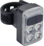 BBB Cycling Cycling kerékpáros első lámpa BLS-235 Slide, 50 lumen, 5 mód, micro USB tölthető 500mAh akku, gumis felfogatással