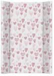 CEBA Pad de infasat 2 colturi cu placa solida (50x70) Ultra Light Lots of Love (AGSW-204-000-748) Saltea de infasat