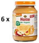 Holle bio őszibarack-alma 190g (7640104954965)