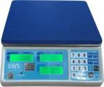 SWS Cantar electronic comercial tip RTS 30 Kg cu RS232, acumulator, conectare PC sau casa de marcat, verificare metrologica