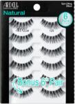 Ardell ragasztható műszempilla - Natural Black 6 pack