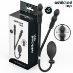 Addicted Toys Anál plug Dupla felfújható, állítható méret fekete - szexvital