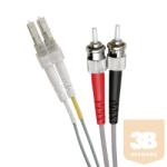 Excel-Networking Optikai duplex patch kábel ST-LC 62, 5/125 OM1 2m (200-190) EXCEL