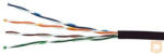Excel-Networking UTP Cat. 5e patch kábel PVC, FEKETE (100-084-305M) EXCEL (100-082-305M)