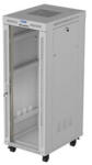 Lanberg 19" szabadon álló rack szekrény 32U/600X800 üvegajtó, lapraszerelt, LCD kijelző, szürke V2 (FF01-6832-12SL) - 3bnetwork
