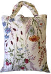 Bevásárló szatyor - textil táska-pamut-35x45 cm réti virágok mintával