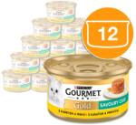 Gourmet Gold Savoury Cake konzerv macskáknak csirkével 12x85 g