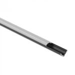 Ecolight Sarokba szerelhető alumínium LED profil, fekete, 2 m, matt borítással, LED szalagokhoz + végzárókkal, RW Ecolight sorozat (ECOPRO0535M)