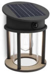 Philips Kerti fali lámpa, napelemes homlokzati kültéri LED, 3, 2 W, 470 lm, 4000 K, IP44, mozgás- és alkonyérzékelővel, fekete, Geri, ultrahatékony, Philips (8720169361928)