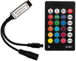 Idealed RGB IR LED szalagvezérlő 24 GOMBOS 72W 3x2A 12V DC MINI + TÁVIRÁNYÍTÓ (IDEAAKC0025)