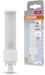 OSRAM LED fénycső, egyoldalas, G23, 3, 5 W = 7 W, 400 lm, 4000 K, semleges, 120°, DULUX LED S EM és AC, Osram (4058075823556)
