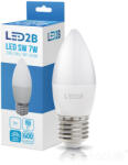 Kobi LED izzó E27 gömb alakú 7W 600lm 6500K Hideg 200° LED2B Kobi (KOBZAR1310)