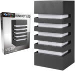 Masterled Kerti lámpa, kültéri fali lámpa, E27, 160°, fekete, IP54, Koga, Masterled (LVTOPR3702)