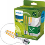 Philips LED Globe izzó E27 210lm/W G95 4W = 60W 840lm 2700K meleg izzószál PHILIPS Ultra Hatékony (8720169202702)