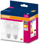 OSRAM 2db LED izzó E27 A60 13W = 100W 1521lm 2700K 200° OSRAM (4058075479364)