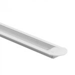 Ecolight Alumínium profil LED szalagokhoz, fehér, süllyesztett, 2m, átlátszó borítással és Ecolight végsapkákkal (ECOPRO0020P)