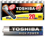 Toshiba HIGH POWER LR03 AAA 1, 5V alkáli elem CSOMAG 20db (TOSBAT0160)