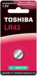 Toshiba LR43 1, 5 V speciális alkáli akkumulátor buborékfólia 1 db (TOSBAT0530)