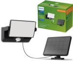 Philips Napelemes reflektor 8.2W 1000lm 3000K Melegfényű IP44 Fekete Mozgásérzékelővel Fyns Philips (8721103105653)