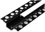 Masterled Profil LED szalagokhoz PVC tejfölös süllyesztett 2m Masterled (LVTPRO0135)