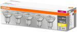 OSRAM 5PAK GU10 LED izzó 4.3W = 50W 350lm 2700K meleg 36° OSRAM alap (4058075090460)