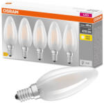 OSRAM 5PAK LED izzó E14 B35 4W = 40W 470lm 2700K 300° OSRAM (4058075090682)