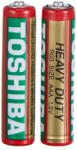 Toshiba cink elemujjak AAA LR03 R3 1.5V NAGY TELJESÍTMÉNYŰ 2 db (TOSBAT0331)