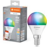 OSRAM LED izzó E14 4.9W = 40W 470lm RGBW CCT szabályozható fényerejű SMART+ WiFi mini izzó Ledvance (4099854194917)