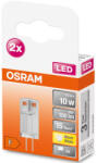 OSRAM LED G4 KAPSZULÁS izzó 0, 9W = 10W 100lm 2700K 320° OSRAM 2CSOMAG (4058075449770)
