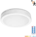 Kobi LED fürdőszobai mennyezeti lámpa, 18W, 1890lm, 4000K, 120°, mozgás- és alkonyérzékelővel, fehér, IP65, Nairos Kobi (KOBOPR2746)