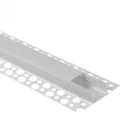 Ecolight REGIPS alumínium LED profil gipszkartonhoz, széles, csempe alá helyezhető, fehér, 2 m, matt borítással, LED szalagokhoz + végzárókkal, GNS Ecolight sorozat (ECOPRO0645MR)
