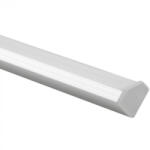 Ecolight Alumínium profil 2m-es LED Silver Cornerhez, tejes lámpaernyővel és Ecolight végzárókkal (ECOPRO0410M)