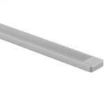 Ecolight Alumínium profil LED szalagokhoz, eloxált, süllyesztett/felületre szerelhető, 2m, átlátszó borítással és Ecolight végsapkákkal (ECOPRO0210P)
