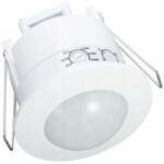 ECOLight PIR mozgás- és szürkületérzékelő, süllyesztett 360°, 6 m, beltéri fehér (ECOAKC0120)