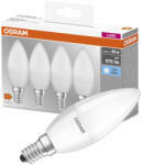OSRAM 4PAK LED izzó E14 B35 5, 5W = 40W 470lm 4000K semleges OSRAM alap (4058075819610)