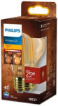 Philips LED izzó E27 A60 3.1W = 25W 250lm 1800K meleg izzószál borostyán PHILIPS (8720169191433)
