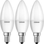 OSRAM 3PAK LED izzó E14 B35 7W = 60W 806lm 2700K meleg 200° OSRAM ÉRTÉK (4058075385207)