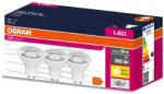 OSRAM 3PAK LED izzó GU10 4.5W = 50W 350lm 2700K meleg 36° OSRAM ÉRTÉK (4058075497443)