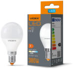 Videx LED izzó E14 G45 Ball 4W = 33W 380lm 3000K Meleg 240° Videx (VIDLED0205)