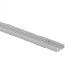 Ecolight Felületre szerelhető eloxált alumínium LED profil 1m átlátszó borítással LED szalagokhoz + végzárókkal N Ecolight sorozat (ECOPRO0205P)