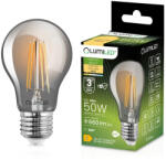 Lumileds E27 A60 LED izzó 6W = 50W 660lm 2200K meleg 360° LUMILED Smokey izzószál (LEDZARMI865)