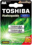 Toshiba Újratölthető elemek TOSHIBA HASZNÁLATRA KÉSZ AAA 1, 2V 950MAH buborékfólia 2 db (TOSBAT0435)