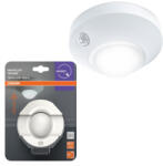 OSRAM LED mennyezeti lámpa mozgásérzékelővel, elemes működésű, mozgás- és alkonyérzékelővel, 1.7W 4000K semleges fehér 105lm NIGHTLUX Osram (4099854530807)