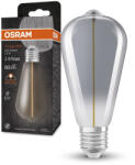 OSRAM Dekoratív LED izzó ST64 gömb alakú E27 2.2W = 6W 60lm 1800K Meleg 320° Füstölt Izzószál Vintage 1906 Osram (4099854049897)