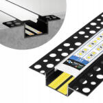 Masterled Profil LED szalagokhoz Fekete eloxált 1m GK Masterled (LVTOPR0102)