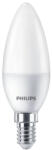 Philips E14 LED izzó 5W = 40W 470lm 4000K semleges PHILIPS GYERTYA (8719514312548)