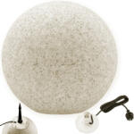 Masterled Kültéri kerti lámpa 230V E27 BULL 35cm Stone (LVTOPR1115)