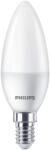 Philips 4PAK LED izzó E14 B35 4, 9W = 40W 470lm 2700K meleg tejszerű PHILIPS (8719514313408)