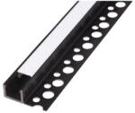 Masterled Profil LED szalagokhoz csempékhez PVC tejfölös süllyesztett 2m Masterled (LVTPRO0132)